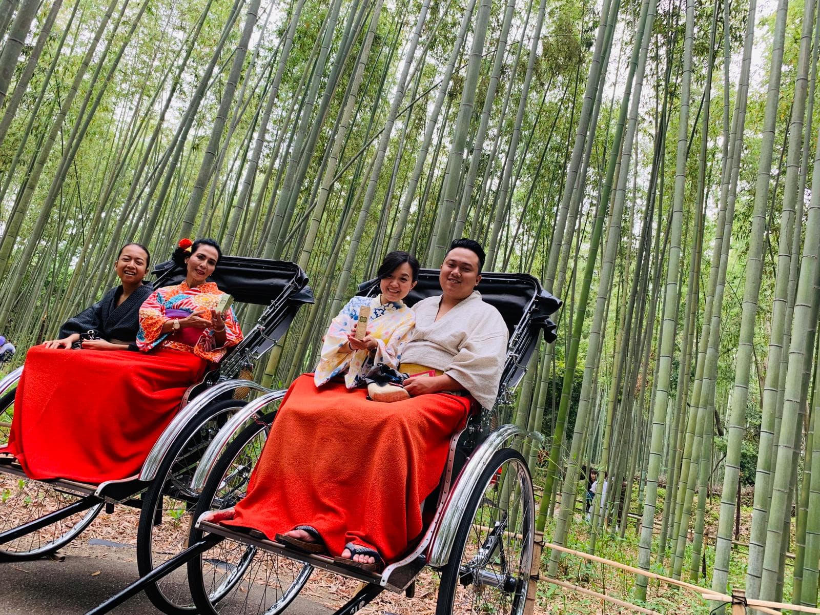 Lost in the emerald world of the Arashiyama Bamboo Grove.